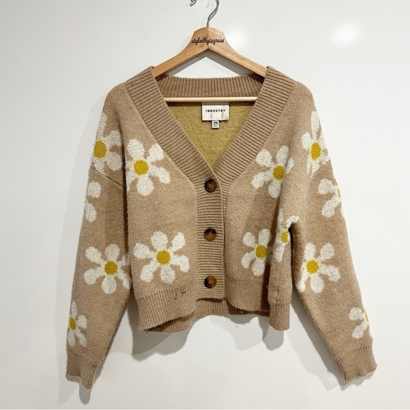 Nordstrom Industry Floral Cardigan Sweater - Picture 9 of 9